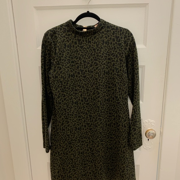 Anthropologie Knit Long Sleeve Print Dress, Size M - Picture 5 of 10